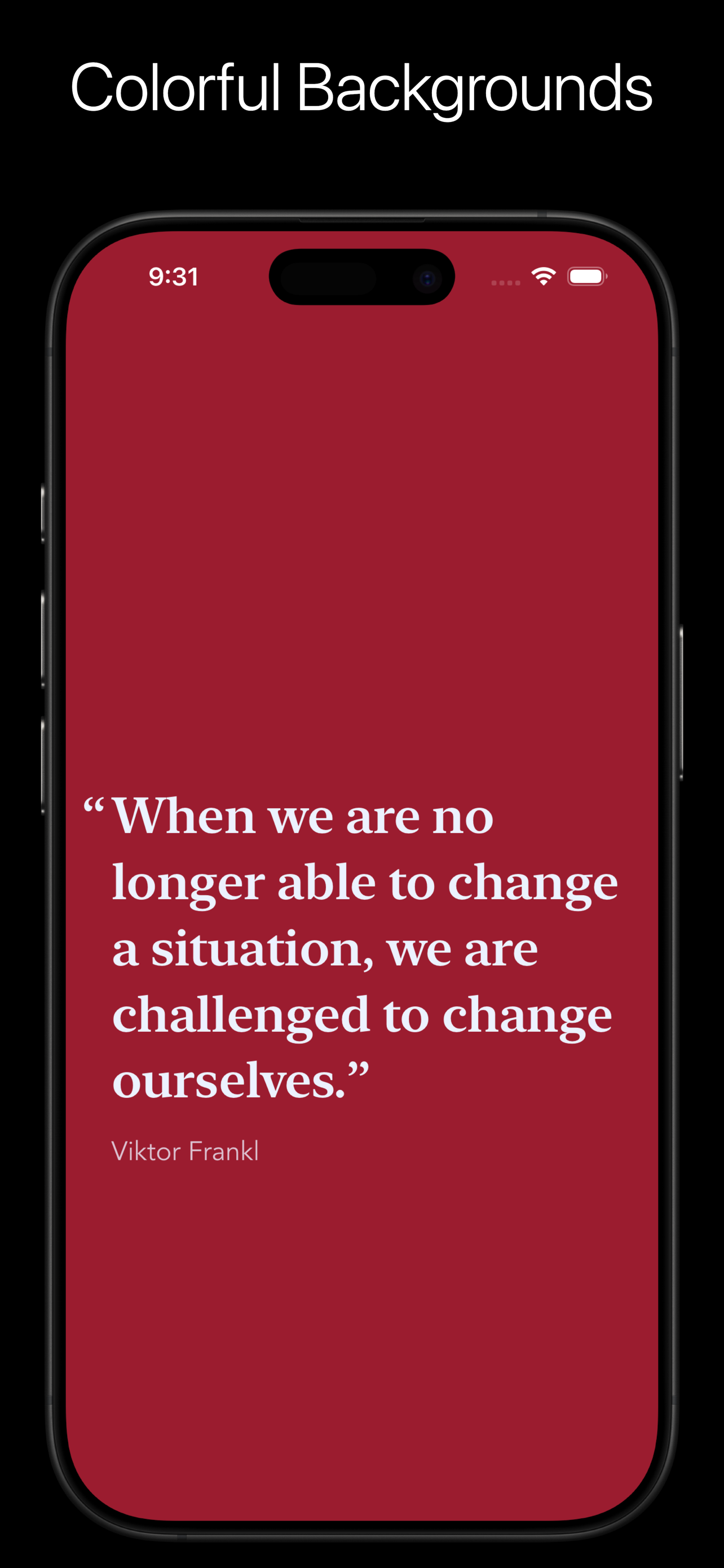 Quotidian quote manager screenshot