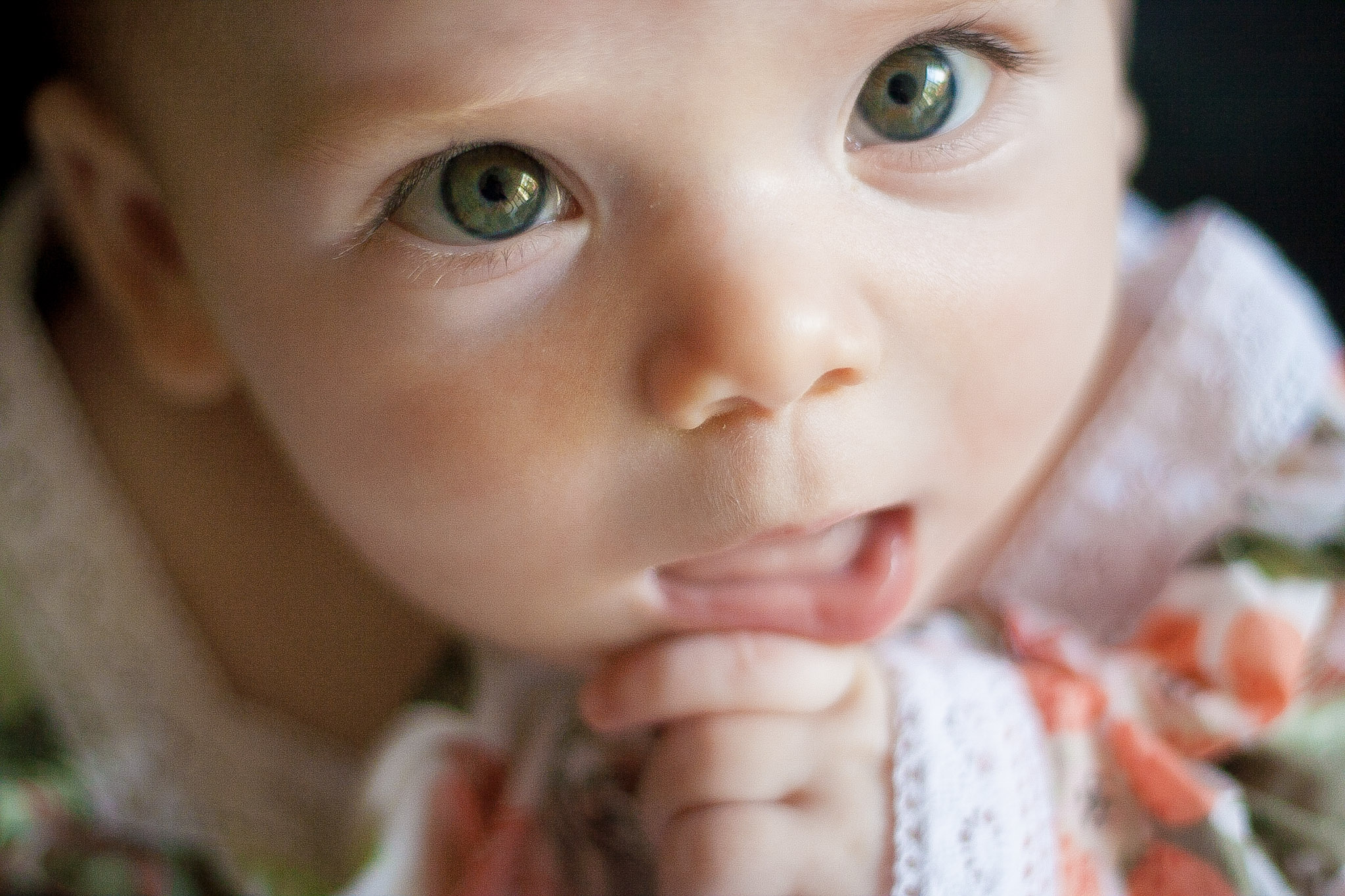 Close portrait of a baby