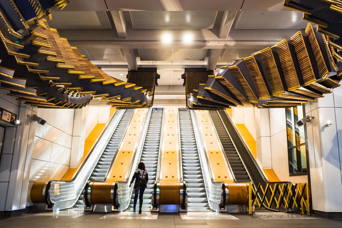 Escalator Art by Ben Gunsberger