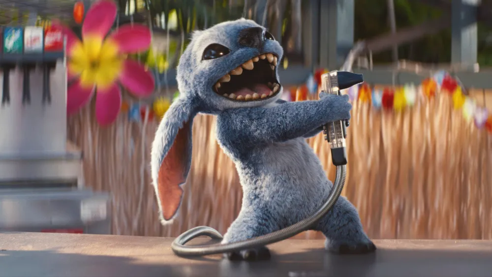 Stitch from the 2025 live-action film Lilo & Stitch